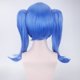 thumbnail image 3 of Peluca sintética azul para cosplay anime para Halloween, 40 cm, 3 of 3