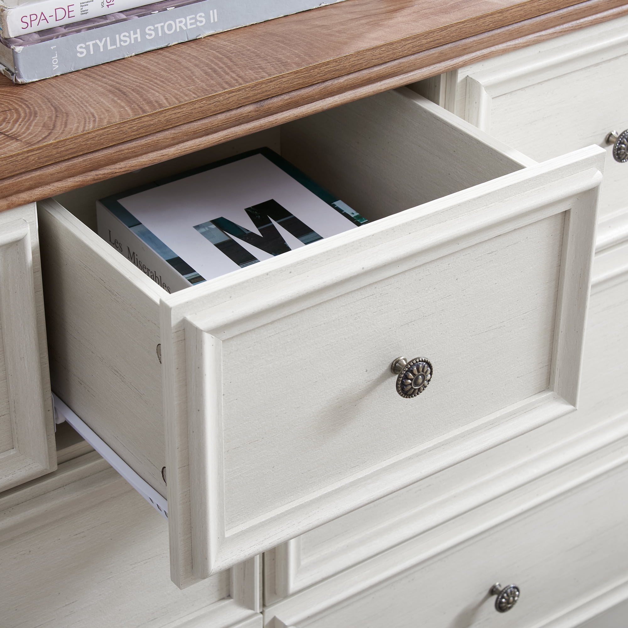 Leumius 7 Drawers Dresser,Modern 7 Drawers Cabinet Chest of Drawers Closet Organizers and Storage for Living Room,Bedroom,Beige