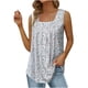 thumbnail image 2 of Puntoco Camisetas sin mangas ajustadas para mujer Camiseta holgada cómoda con estampado de moda para mujer Top sin mangas, 2 of 5