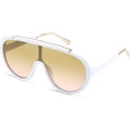 thumbnail image 3 of FEISEDY Lunettes de Soleil une Pièce Surdimensionnées Femmes Hommes Mode Verres Siamois Design Rétro B2580, 3 of 5