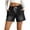 Black, variant on Women'S Baggy Barrel Jean Sweatpants Patchwork Shorts Drawstring Cropped Mid Waisted Denim Shorts with Pockets Casual Trendy 2026 Light Blue S