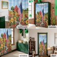 thumbnail image 6 of Shower Curtain, Independence Day Flag Waterproof Shower Curtain Set with Hooks for Bathroom Showers,Stalls and Bathtubs,72x72In Farm Gardens Sunflowers Daisy, 6 of 9