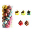thumbnail image 2 of 30 bolas colgantes navideñas coloridas, decoración navideña, suministros para fiestas, abalorios de 6 cm para fiestas en el jardín, recuerdos de boda Rojo Verde Oro, 2 of 8