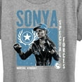 thumbnail image 3 of Mortal Kombat - Sonya - Women's Short Sleeve Graphic T-Shirt, 3 of 5