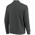 thumbnail image 4 of Men's Colosseum Charcoal NC State Wolfpack Tortugas Logo Quarter-Zip Jacket, 4 of 4
