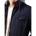 thumbnail image 3 of Ma Croix Mens Quilted Jacket Business Casual Diamond Fleece Lined Padded Winter Jackets, 3 of 7