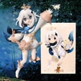 thumbnail image 1 of Paimon Figure Statue Model - Mini Anime Action Figure Paimon Clay Man Cake Topper Decoration, PVC Handmade Collectible Xmas Gifts for Fans Home Car Desktop Decoration Gift Adult Kids Figure Gift, 1 of 5
