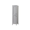thumbnail image 3 of Elegant Kitchen and Bath 16 Inch Wide Bathroom Linen Storage Freestanding Cabinet In Grey, 3 of 10