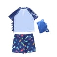 thumbnail image 3 of Shadoumai Swimsuit for Boys Graphic Print Swimwear Boys 2 Piece Swimsuit Swim Lessons Bathing Suits for Kids, 3 of 4