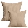 thumbnail image 1 of MesaSe Home Textile 20” X 20” Modern Contemporary Transitional Navy Blue Striped Polyester Throw Pillow ( 2 Count) Home Decoration Suitable for Living Room and Bedroom, 1 of 10