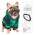 thumbnail image 3 of Fotbe Northern Lights Sudadera con Estampado para Perros Pequeños – Suéter con Capucha para Mascotas, Tela Suave de Forro Polar con Bolsillo-X-Large, 3 of 7