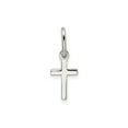 thumbnail image 4 of Sterling Silver Cross Pendant Necklace for Men and Women Minimalist Modern Design Simple Faith Jewelry for Daily Wear Unisex Layered Look with Sleek Slender Charm, 4 of 6