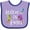 Lavender and Purple, variant on Inktastic Believe in Fairies Boys or Girls Baby Bib