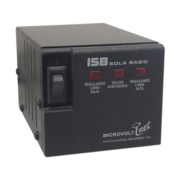Regulador Sola Basic Microvolt DN-21-122 de 1,200VA con 4 contactos ...