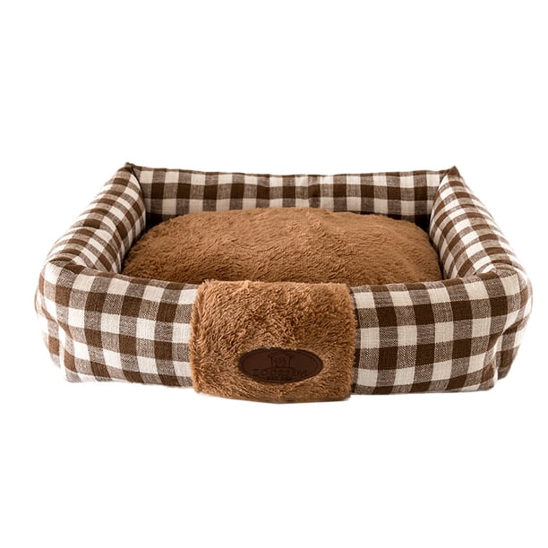 XWSHYW Suministros para Mascotas para Gatos Enrejado de Tela Cálida para El Hogar de Mascotas de Invierno Extraíble y Lavable