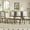 Brown+Beige, variant on Harper & Bright Designs Farmhouse Dining Chairs Set of 4, Upholstered Chairs with High Back, Wood Kitchen Chairs, Cherry