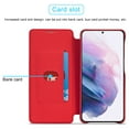 thumbnail image 4 of SaniMore for Samsung Galaxy S23 6.1" Case [RFID Blocking], Camera Protection Card Slot Ultra-Thin PU Leather Magnetic Wallet Cover with Practical Bracket Shockproof Protective Shell, Red, 4 of 8