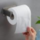 thumbnail image 2 of porte Papier Toilettes, Support Papier Toilette Sans Percage Acier Inoxydable Porte Rouleau Toilette Pour Salle De Bain, 2 of 4
