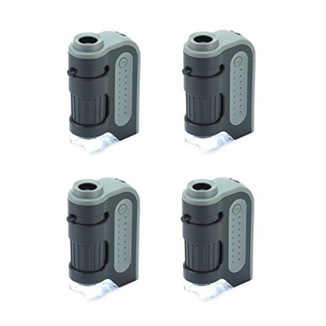 Carson Optical MM-300 Microbrite Plus 60X-120X LED-Lit Lighted Pocket Microscope 