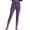 Purple, variant on Staron Women's Solid Color Leggings Fitness Running Casual Pants Stretchy Tight Fitting Yoga Pants with High Waist Comfy Basic Workout Activewear Leggings, Sky Blue XL