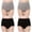 Gray, variant on APEXFWDT Women's Cotton Underwear M-4XL,High Waisted Ladies Panties Full Coverage Briefs Comfy Soft Seamless Panties 4 Pack (Regular & Plus Size)
