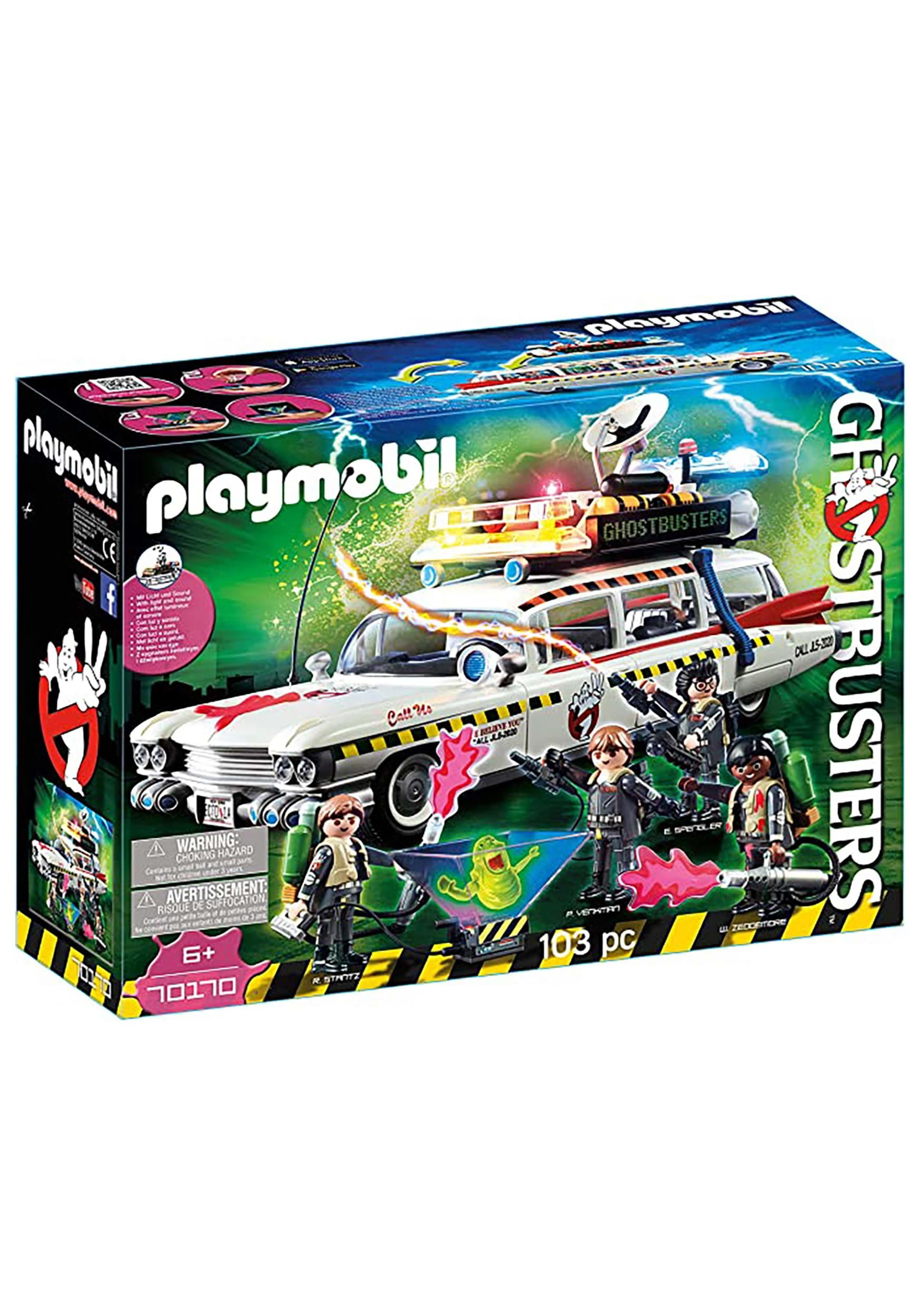 Playmobil Ghostbusters Ecto-1A Car Toy Set - Walmart.com