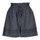 thumbnail image 2 of TaTaai Women's Casual Lace Bohemian Shorts High Elastic Waist Drawstring Wide Leg A-Line Pants with Hollow Out Trim Comfy Spring Summer Beach Vacation Bottoms Gift, 2 of 8