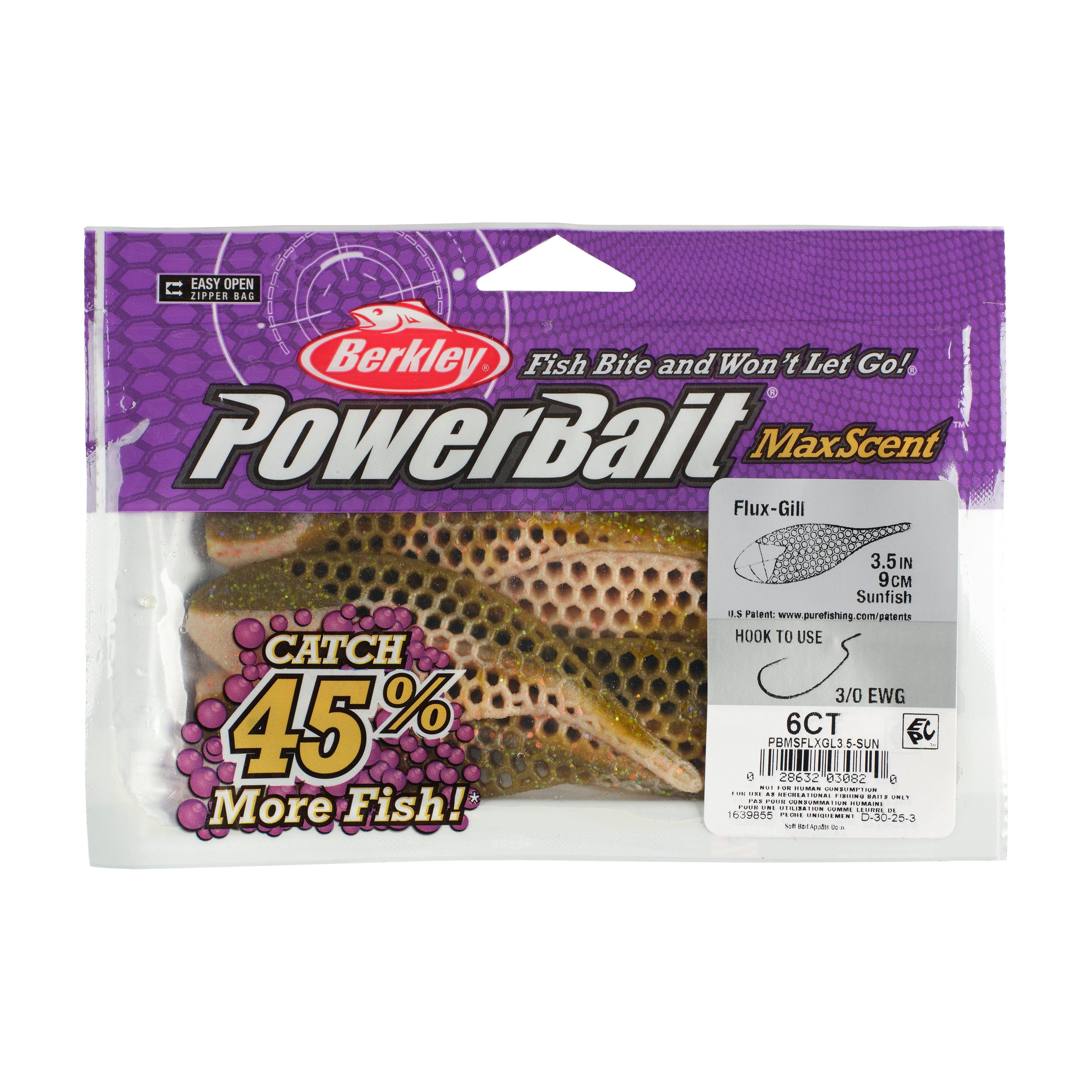 Berkley PowerBait® MaxScent Flux-Gill, 3.5 in, Sunfish