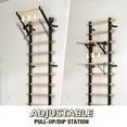 thumbnail image 6 of Syedee Swedish Ladder Stall Bar, Wall-Mounted Multifunctional Gym for Home Fitness, Kids Climbing and Stretching, 6 of 7