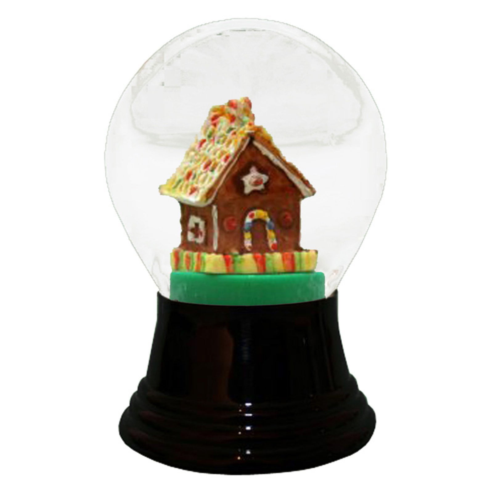 Perzy Medium Gingerbread House Snow Globe