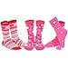 thumbnail image 3 of Chaussettes Crew pour Femmes Saint-Valentin Lot de 3 (Cœur Rose), 3 of 4