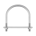 thumbnail image 1 of Unique Bargains Round U-Bolts 3 Sets 65mm Inner Width 83mm Length M6 with Nuts and Plates, 1 of 5