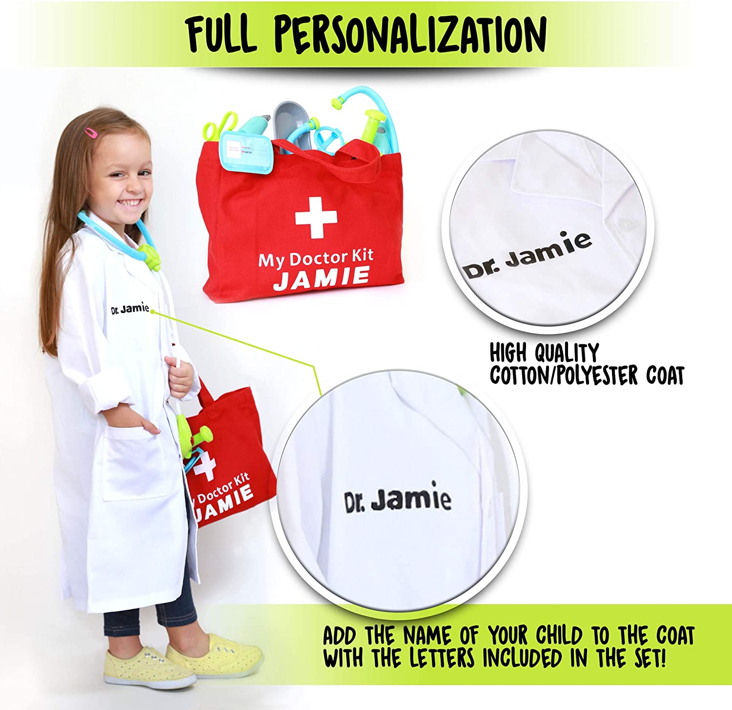 personalized doctor kit