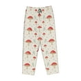 thumbnail image 4 of Daiia Mushroom Women's Sleep Pant with Pockets and Drawstring,Pajama Pants-Large, 4 of 9