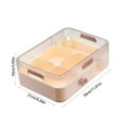 thumbnail image 3 of Tranfacy Home and Kitchen,Plates and Bowls Sets,Detachable Rotating Fruit Box Double Compartment Drawer Fruit Organizer Dry Fruit Plates Home Food Grade Fruit Plates, 3 of 4
