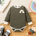 thumbnail image 2 of Otqutp Birthday Clothes for Toddler Baby Boys Girls Long Sleeve Rainbow Romper Bodysuits Jumpsuit Clothes 0 to 18 Months, 2 of 7