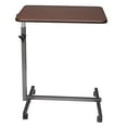 thumbnail image 6 of Ktaxon Medical Adjustable Overbed Bedside Table with Wheels Wood Grain, 6 of 10