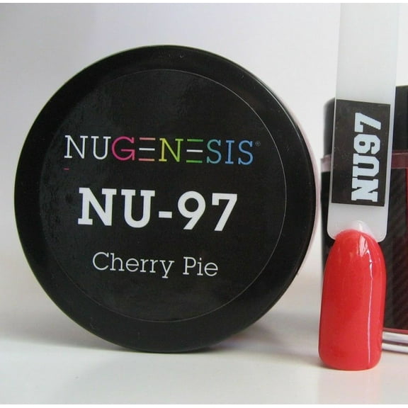 NUGENESIS Nail Color Dip Dipping Powder 1.5oz/jar - NU97 Cherry Pie