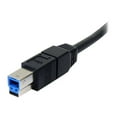 thumbnail image 1 of StarTech.com 10 ft Black SuperSpeed USB 3.0 Cable A to B - M/M- for P/N: PCIUSB3S4 - PEXUSB3S23 - PEXUSB3S24 - PEXUSB3S25 - PEXUSB3S44V - PEXUSB3S4V (USB3SAB10BK) - USB cable - USB Type A (M) to USB Type B (M) - USB 3.0 - 10 ft - molded - black - for StarTech.com 4-Port, 1 of 3