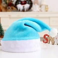 thumbnail image 5 of Party Hat MerryChristmas Plush Hat for Festival Family Gathering PartyFavor Props Hat Holiday Cap Decorative Santa Hat, 5 of 9