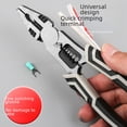 thumbnail image 3 of Industrial-Grade Electrician's Multi-Plier Set: Manufacturer Direct High-Quality Steel Tools with Straight/Diagonal Cutters, Compact Design for Home & Workplace Versatile Electrical Tasks – Durable,, 3 of 6