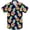 a-Yellow26067, variant on Kids Short Sleeve Hawaiian Shirt With Cute Pineapple Print Spread Collar Casual Loose Fit For Boys Girls Summer Vacation Beach Activities Casual Top