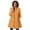 Honey Glaze, variant on Plus Size Fleece Swing Funnel-Neck Coat