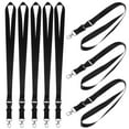 thumbnail image 1 of 10pcs Neck Lanyards ID Badge Holder Lanyards Nylon Card Lanyards Key Lanyard, 1 of 5