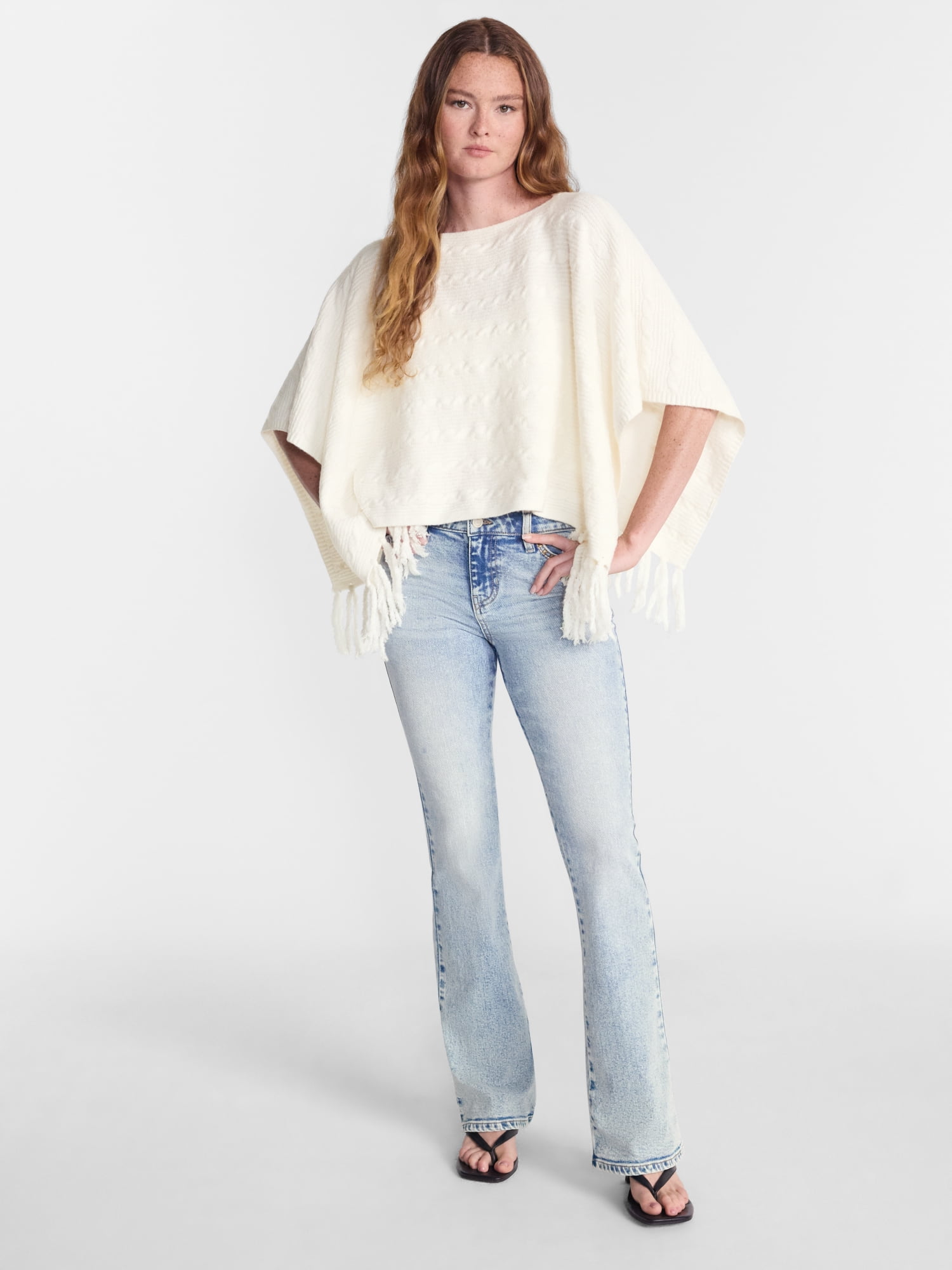 No Boundaries Sweater Poncho, Midweight, Women’s XS-XXL