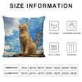 thumbnail image 5 of HENGT Envelope Closure Satin Pillowcase for Hair and Skin Pillowcase Standard Size Animal Black Cats Print Pillow Cases Cooling Satin Pillow Covers, 5 of 5