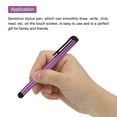 thumbnail image 3 of Unique Bargains 5pcs Stylus Pens for Touch Screens Universal Capacitive Stylus Pencil for All Capacitive Touch Screen Device, Purple, 3 of 7