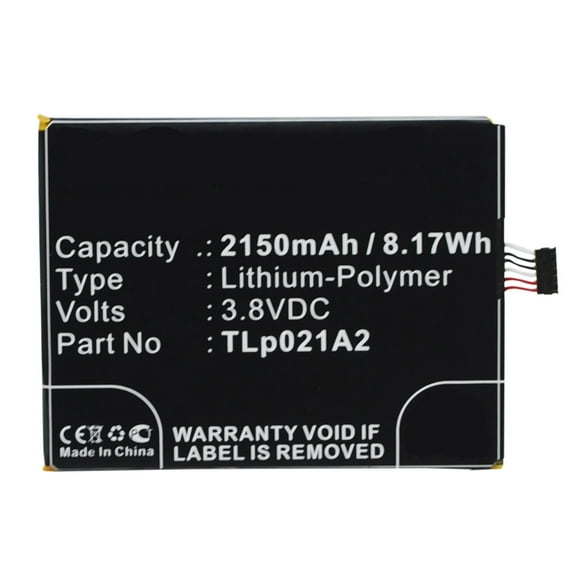 Batteries N Accessories BNA-WB-P3054 Cell Phone Battery - Li-Pol, 3.8V, 2150 mAh, Ultra High Capacity Battery - Replacement for Alcatel TLp021A2 Battery