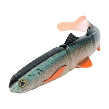 Zeiwohndc Artificial Swimbait Paddle Tail Fishing Lure T Tail Baits 16/22cm
