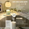 thumbnail image 6 of NATYSWAN White Glass Electric Candle Warmer with Timer, Dimmer, Adjustable Height, 2 Halogen Bulbs, 6 of 9